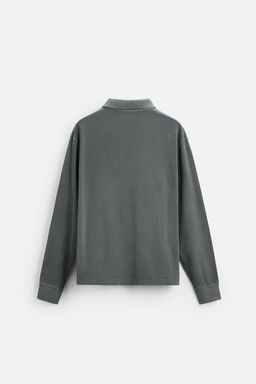 TEXTURED PIQUE POLO SHIRT - Zara фото 23