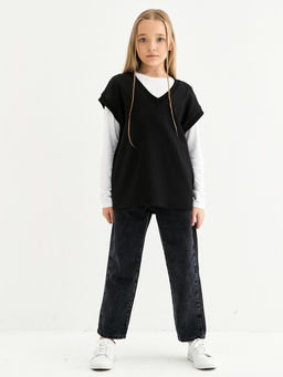 Черный жилет