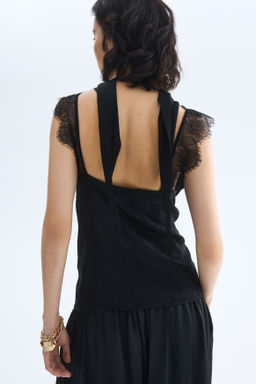 Top con detalles de encaje - H&m фото 3