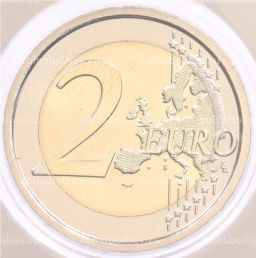 2 евро 2025 года Сан-Марино 550 лет со дня рождения Микеланджело (в буклете)