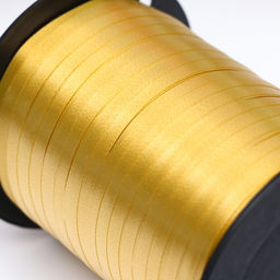 Лента для декора и подарков, золото, 0,5 см х 250 м - Simaland фото 2