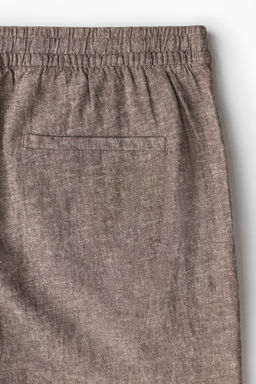 Pantal?n en mezcla de lino Regular Fit - H&m фото 7