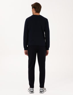 Lacivert Slim Fit Duble Pa_a E_ofman Alt_