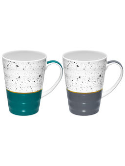 Набор 2 кружек 500 мл 13*9,5*13 см Брызги, разноцветные, фарфор - Elan gallery фото 3