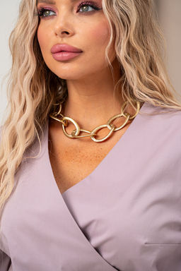 Блузка ТБ-124 серо-лиловый - Angelika фото 4