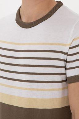 Erkek Slim Fit Bisiklet Yaka Vizon Ti__rt Sepette S_rpriz _ndirim - U.s. polo assn фото 2
