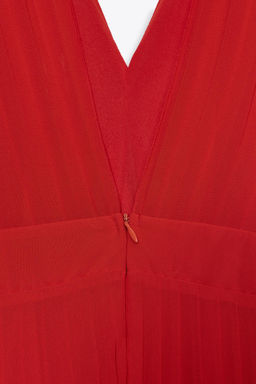 PLEATED MIDI DRESS - Zara фото 12
