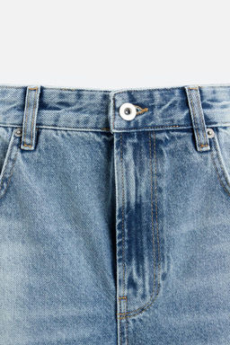 RIPPED FLARE FIT JEANS - Zara фото 8
