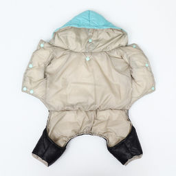 Комбинезон Анорак светоотражающий, размер 16 (ДС 36, ОГ 46, ОШ 35 см), чёрно-голубой - Simaland фото 10