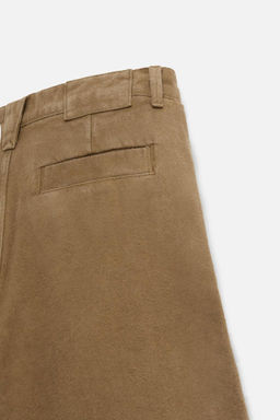 TEXTURED REGULAR FIT BERMUDA SHORTS - Zara фото 10