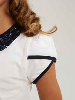 Блузка белый 202230609 - Nota bene фото 10