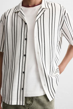 STRIPED FLOWING SHIRT - Zara фото 15