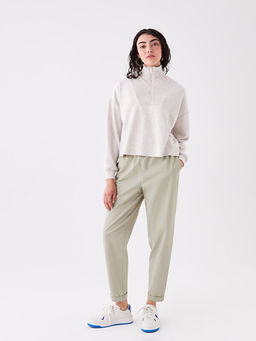 Beli Lastikli Kad?n Carrot Pantolon