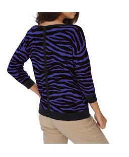 Пуловер, лилово-черный - Ashley brooke фото 4