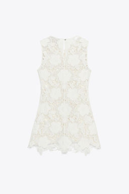 FLORAL CROCHET DRESS - Zara фото 8