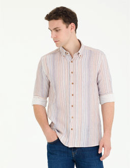 Lacivert Regular Fit Uzun Kollu G_mlek - Pierre cardin фото 3