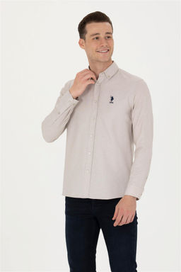 Мужская базовая рубашка с длинным рукавом Stone Неожиданная скидка в корзине