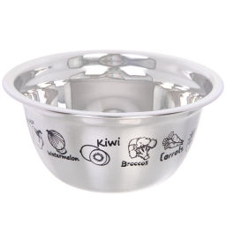 Цена за 2 шт. Миска из нержавеющей стали 0,5л 14*6,5см с рисунком