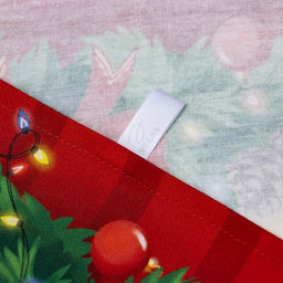 Кухонное полотенце Этель Новогодний венок 40х70 см, 100% хл, саржа 190 г/м2  фото 2