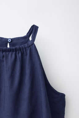 MONO LARGO CON LINO / marino - Zara фото 5