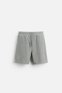RELAXED FIT JACQUARD BERMUDA SHORTS - Zara фото 37