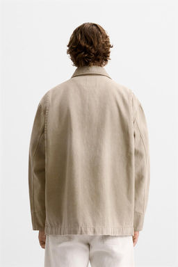 FADED CANVAS JACKET - LIMITED EDITION - Zara фото 3