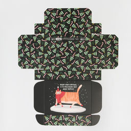 Коробка подарочная новогодняя складная «Веди себя хорошо», 21 х 15 х 5 см, Новый год