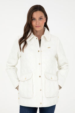 Женское кремовое пальто Неожиданная скидка в корзине - U.s. polo assn фото 3