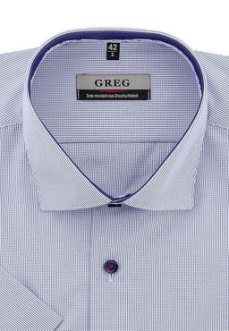 Сорочка мужская короткий рукав GREG 214/109/1125/ZV/1p