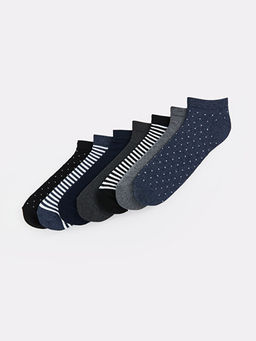 Desenli Erkek Patik ?orap 7li