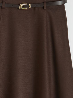 Beli Kemerli A Kesim S?et G?r?n?ml? Etek