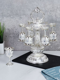 Рюмки на подставке 7 предметов / S-932 /уп 48/ - Галеонтрейд фото 2