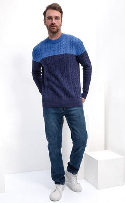 Джемпер мужской Р321-15613 синий - Primm фото 10