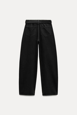 ZW COLLECTION STRAIGHT-LEG MID-RISE JEANS - Zara фото 8