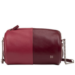 Итальянская кожаная сумка DuDu Bags серии Abigail | бордовый - Dudubags фото 2