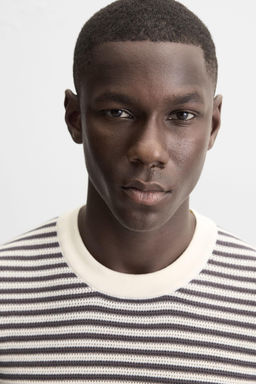 STRIPED KNIT T-SHIRT - Zara фото 5