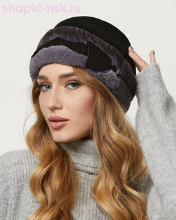 Регина замша Шапка женская (56-58)