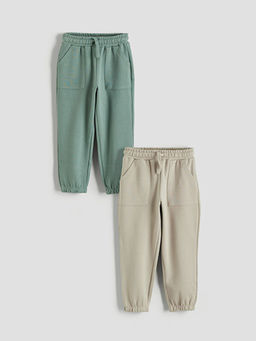 Beli Lastikli Erkek ?ocuk Jogger E?ofman Alt? 2li