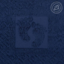 Полотенце КЛАССИК Ножки Темно-синий 50х70/1 шт. Махровые полотенца Ножки - Арт дизайн фото 2