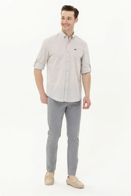 Мужская рубашка с длинным рукавом Stone Неожиданная скидка в корзине - U.s. polo assn фото 4