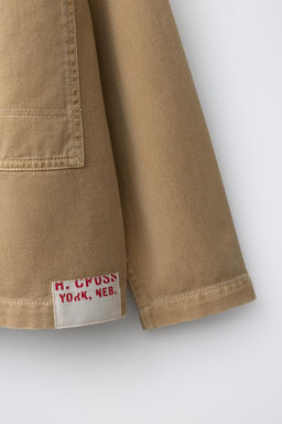 SOBRECAMISA BOTONES / tostado - Zara фото 5