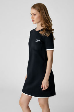 Арт. 8504 Платье женское 42-48 (4 шт) Цвет:черный