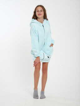 Халат "Лапки" бирюза