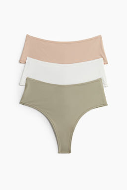 Pack de 3 bragas Brazilian en microfibra