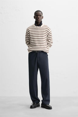 TEXTURED STRIPE SWEATER - Zara фото 7
