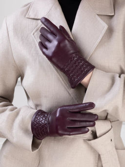Перчатки жен п/ш LB-0113 plum - Labbra фото 4
