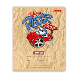 Светоч 12ТЕТк-003 Тетрадь ученическая школьная, выборочный лак, A5 12 л. на скобе 65 г/кв.м , белизна 100 % 25 шт. клетка 000702 Весёлый Райдер фото 8