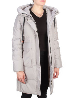 8966 LIGHT GRAY Пальто зимнее женское CLOUD LAG CAT (200 гр. холлофайбер) - Fashion фото 6