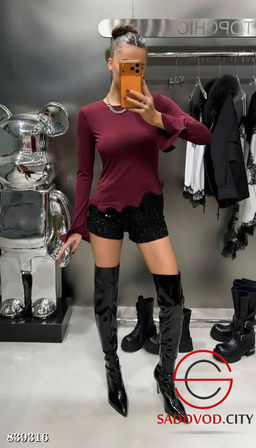 Лонгслив женский с манжетами - Bruno фото 5