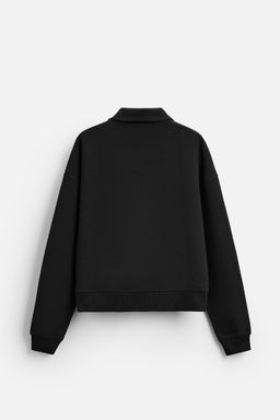 TECHNICAL QUARTER-ZIP SWEATSHIRT - Zara фото 7